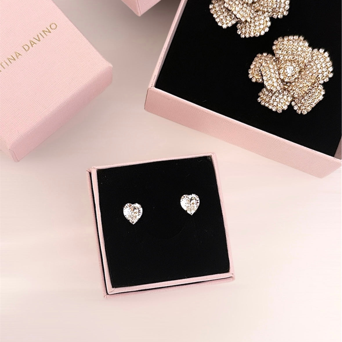 BRIDAL HEART EARRINGS