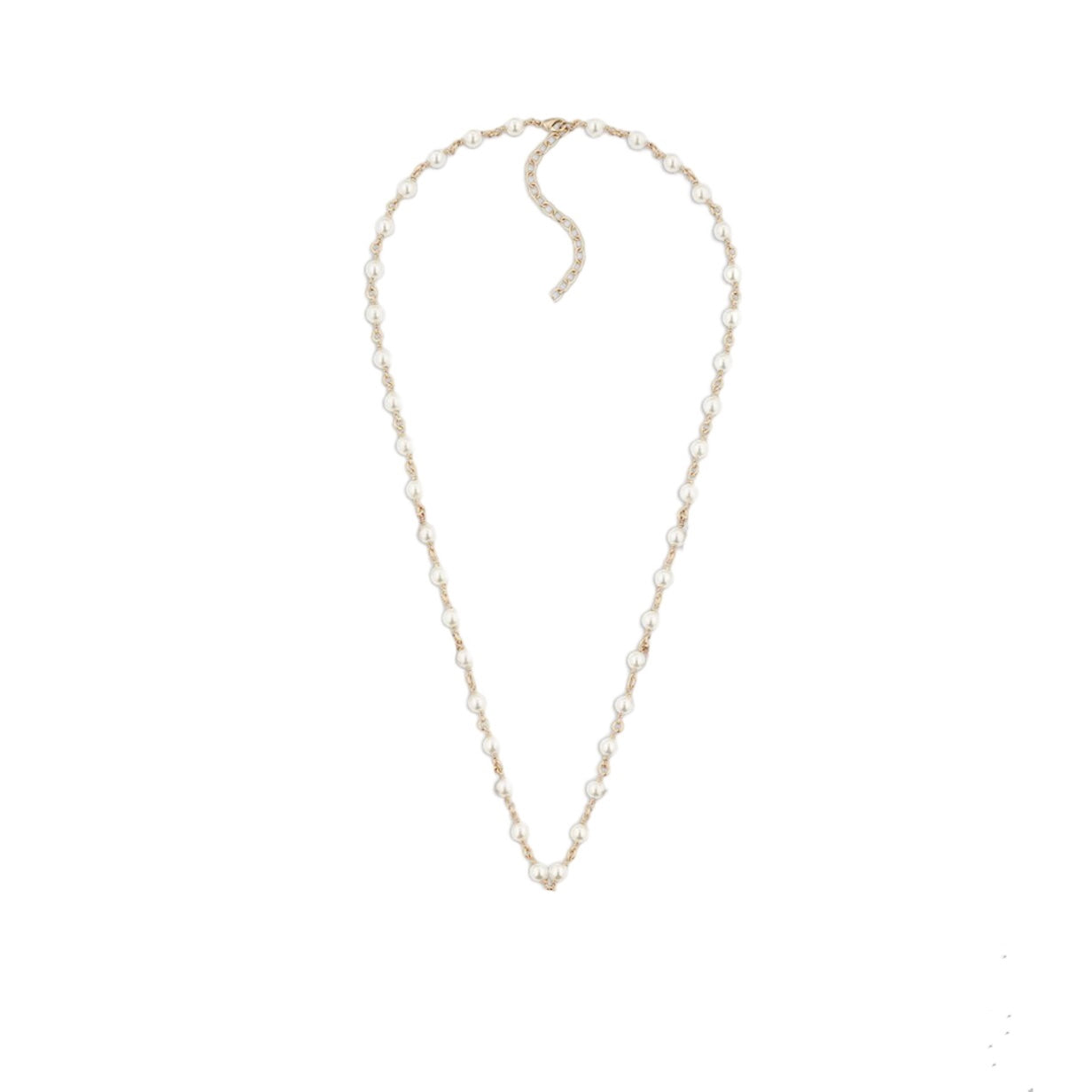 collana girocollo anallergica a forma di rosario con perle austriache realizzata a mano in argento 925