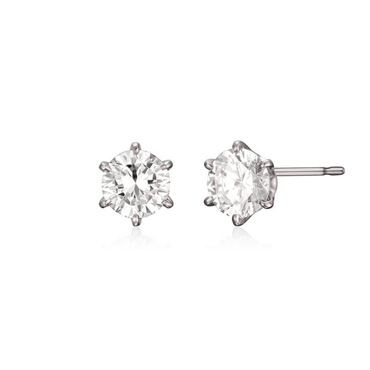 Solitaire Earrings