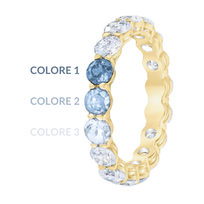 ETERNITY BAND WITH ZIRCONIA