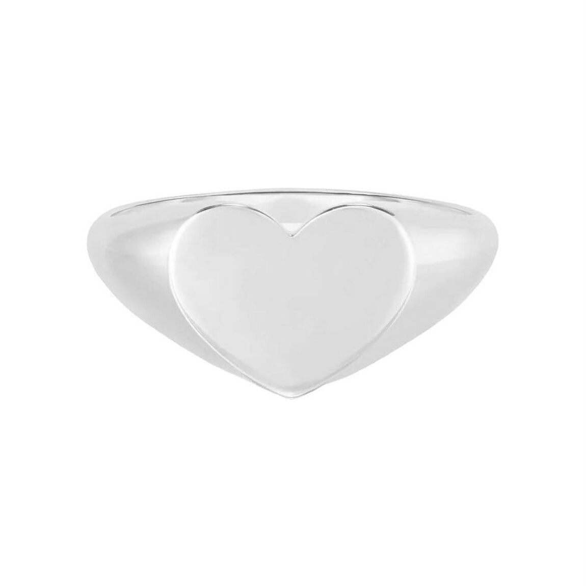 anello chevalier cuore argento mignolo anallergico