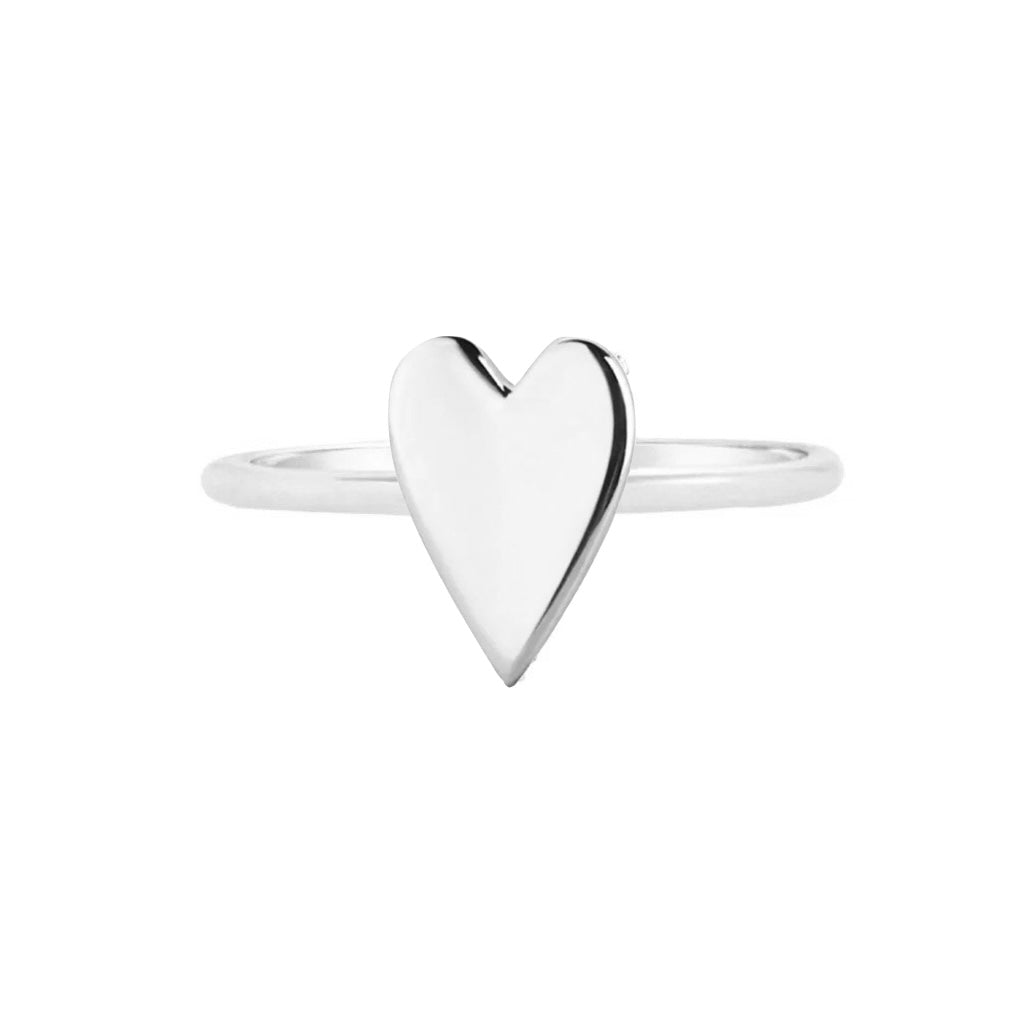 ELONGATED HEART RING