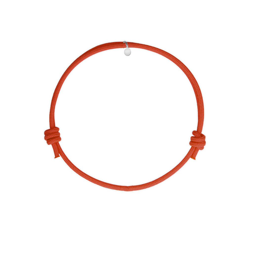 bracciale cordino colore rosso