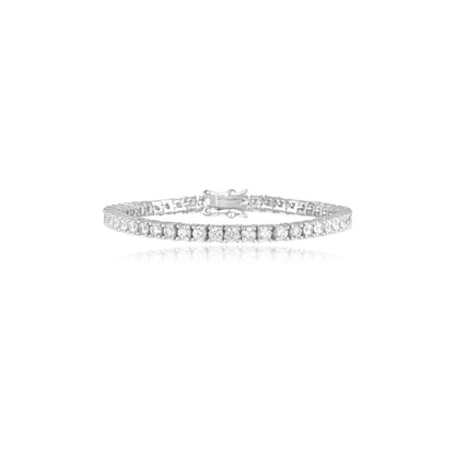 bracciale tennis in argento 925 e zirconi