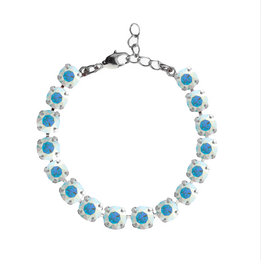 bracciale tennis con swarovski aurore boreale