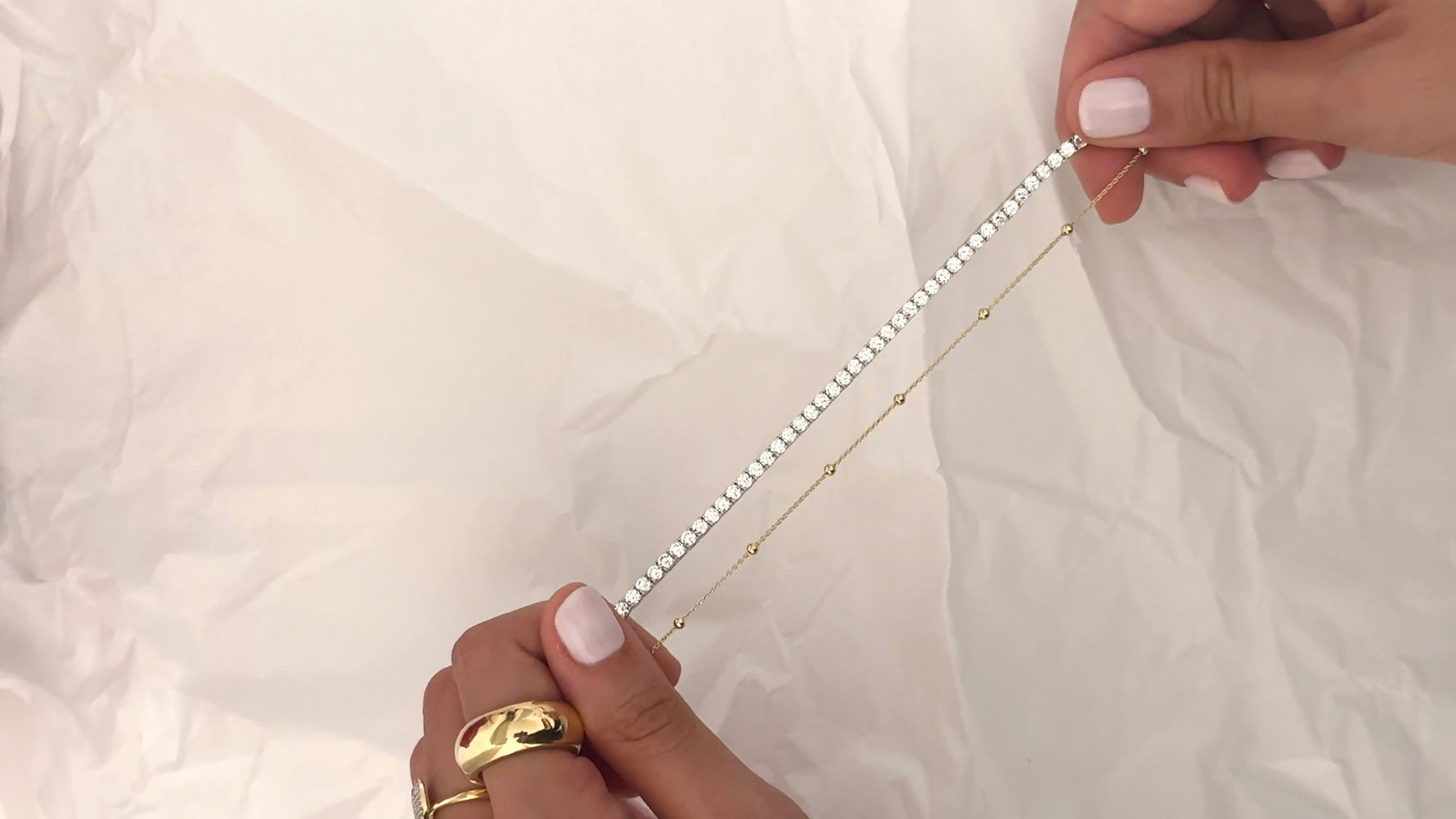 LES POULETTES BIJOUX Bracciale Argento 925 Infinito Con Strass – Regalo In Cofanetto - 6