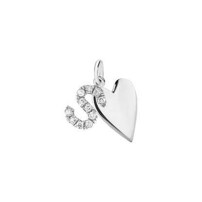 blair clip gossip girl with heart and initial of your beloved one