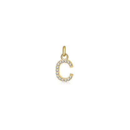 INITIAL ZIRCONIA CHARM