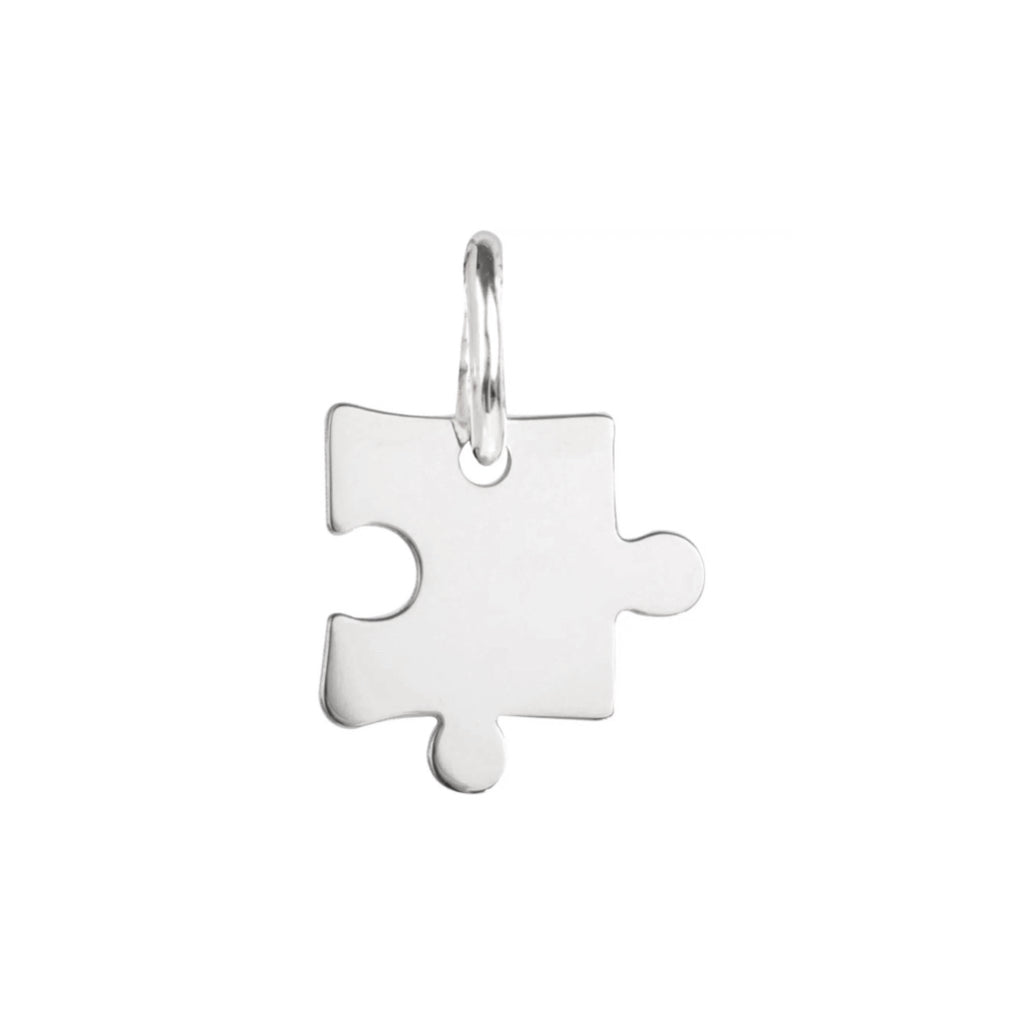 ciondolo puzzle in argento 925