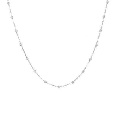 collana con palline in argento 925