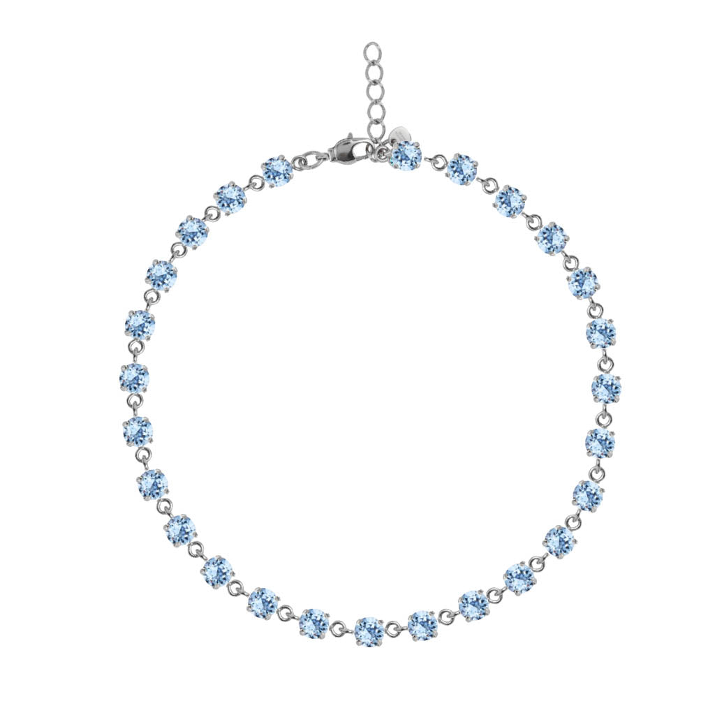 ICE BLUE CAROUSEL NECKLACE