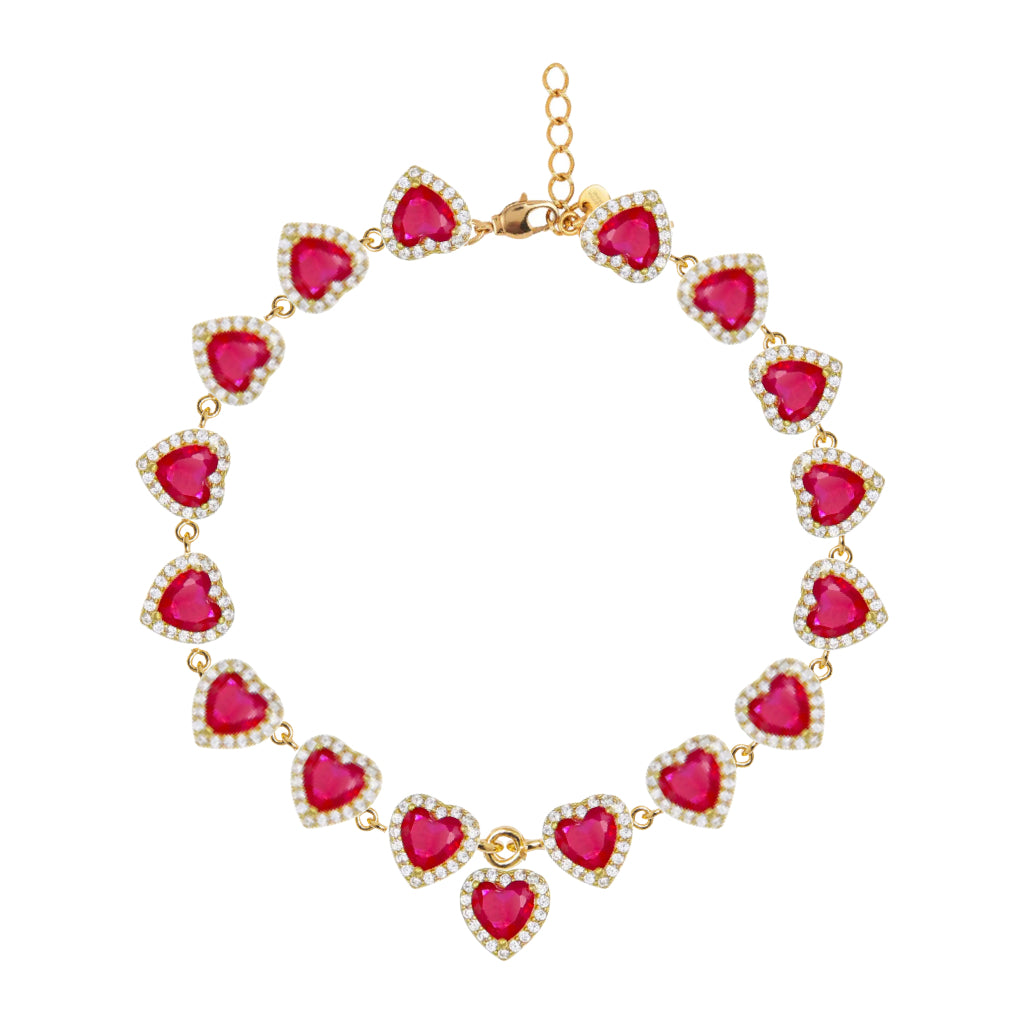 collana cuori rossi pretty woman