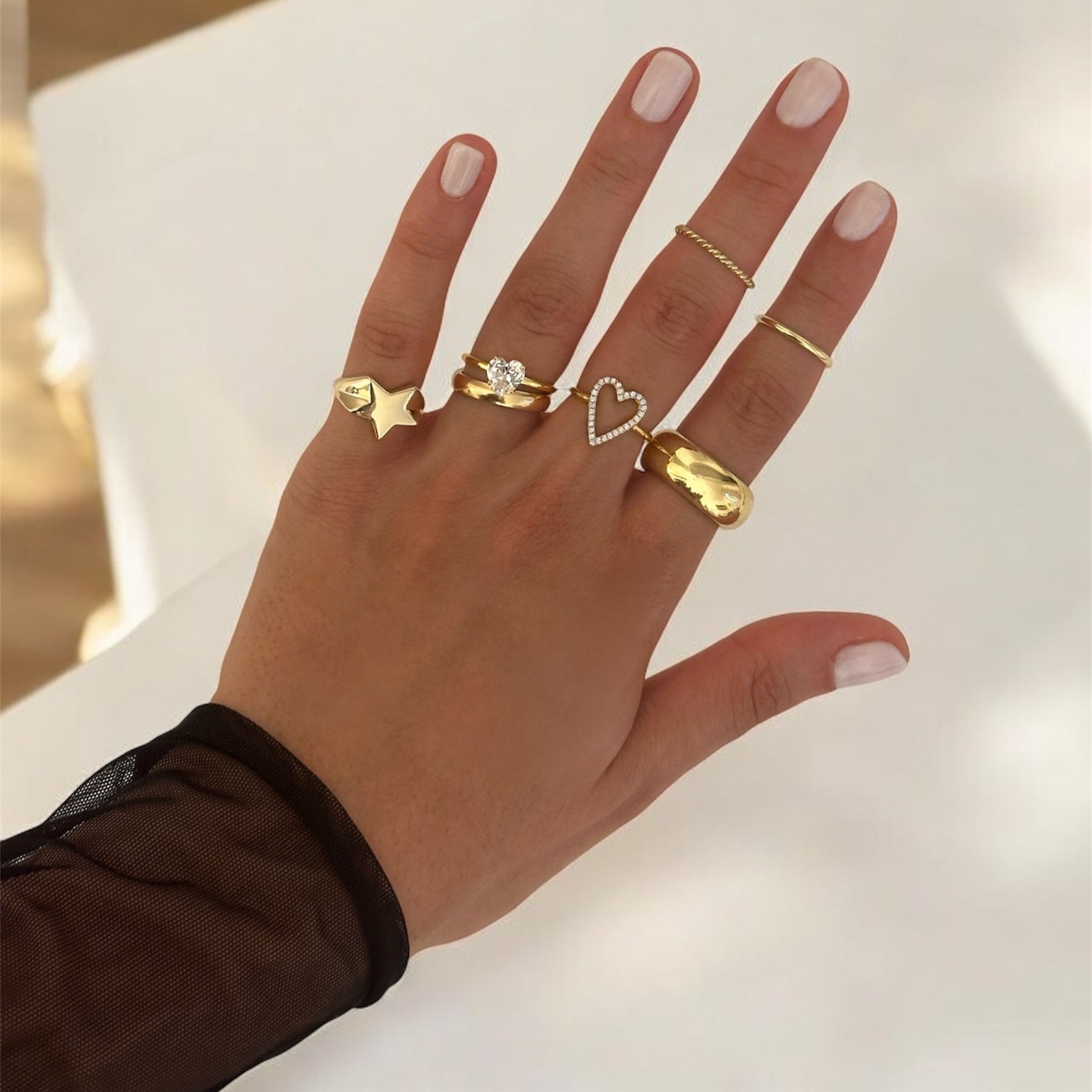 Ferma Anello Anelli Dita Oro Anelli Per Tutte Sales Le Dita