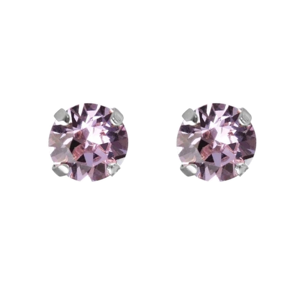 violet color analysis summer stud earrings