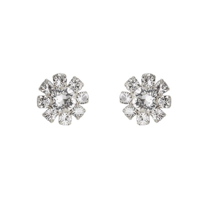 bridal stud earring with swarovski crystal