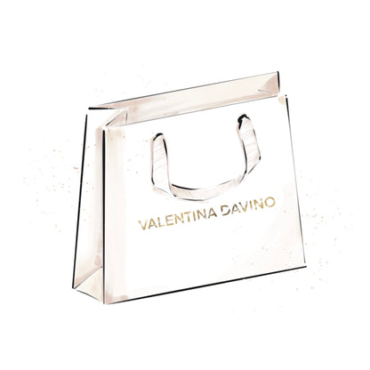 shopper con dettaglio logo dorato