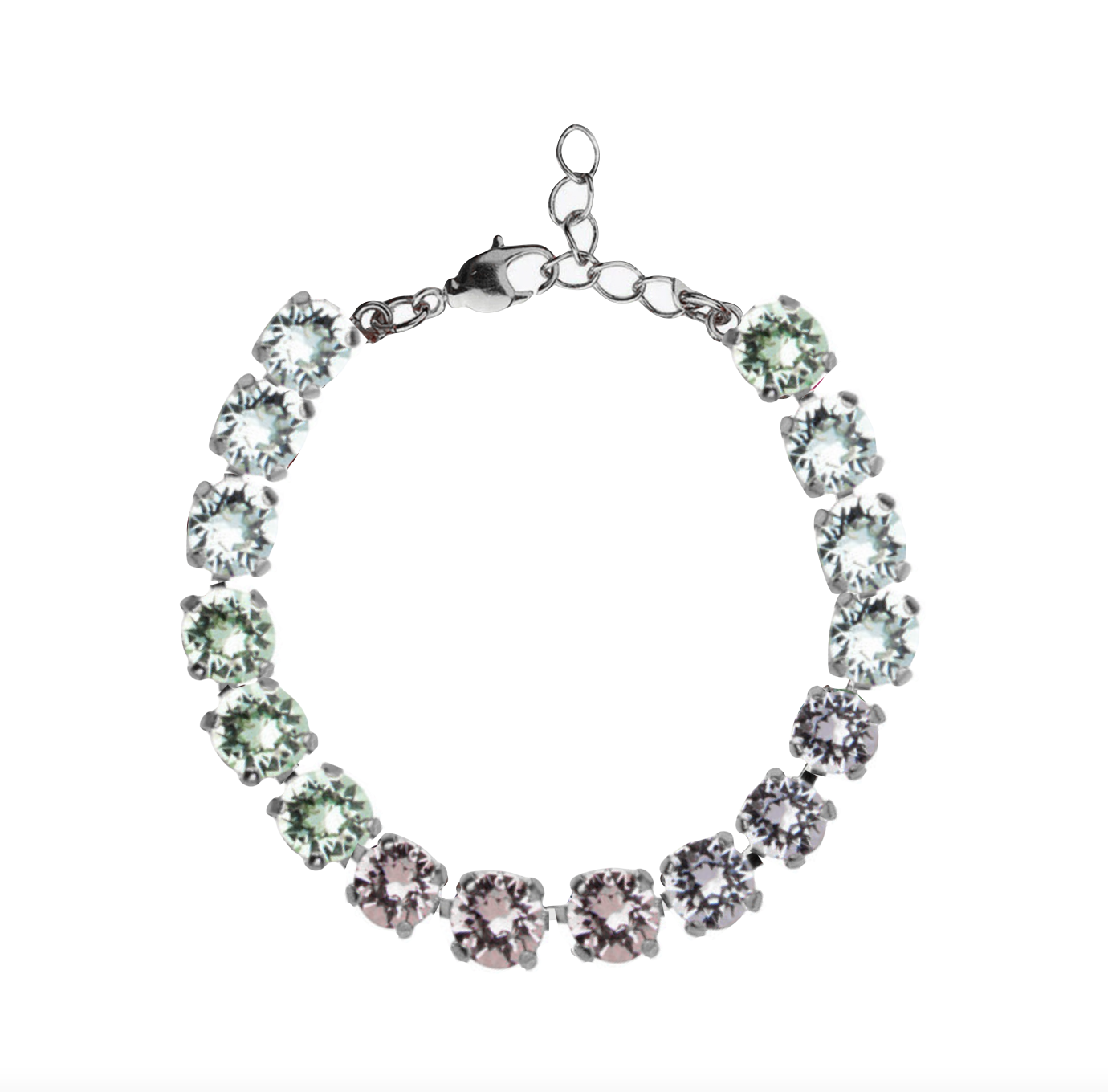 light summer armochromy bracelet with swarovski crystals