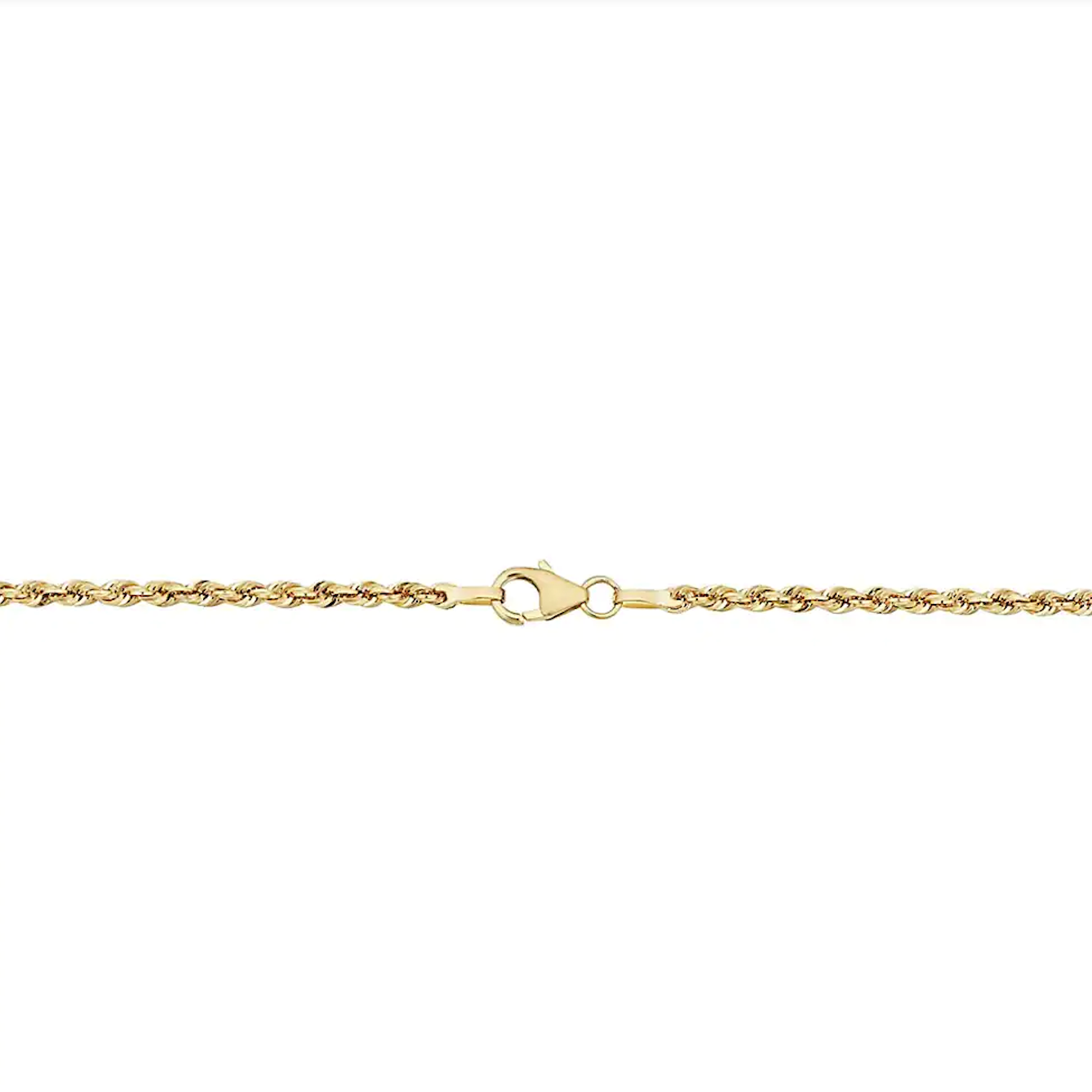 Collana fune oro sottile in argento 925