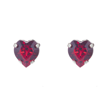 CRYSTAL HEART EARRINGS